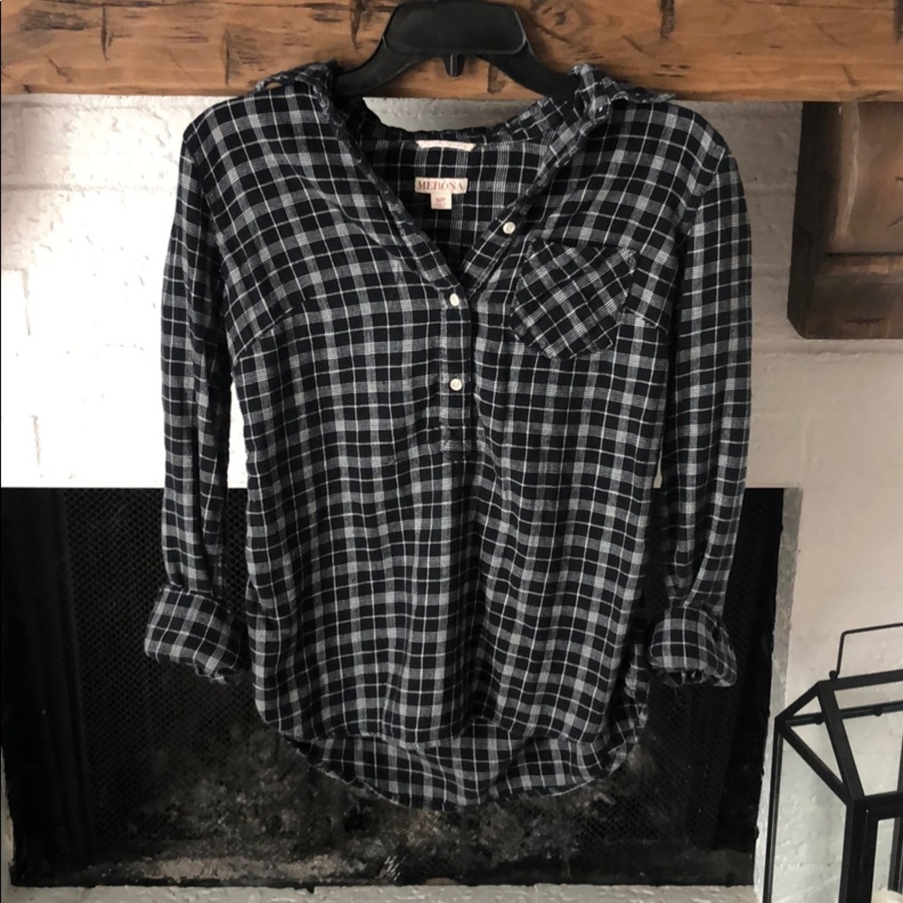 Target plaid button down